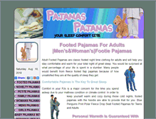 Tablet Screenshot of pajamaspajamas.com